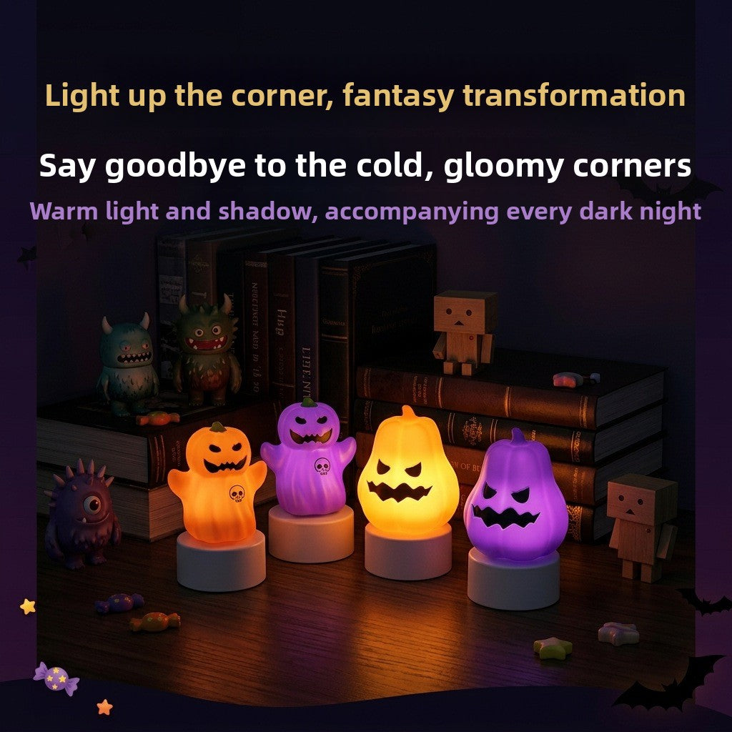 Halloween Electronic Pumpkin Ghost Light Decorations