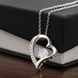 Heart Shape Zirconia Necklace