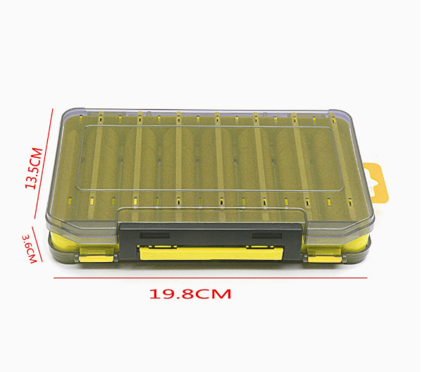 Tackle box both sides open