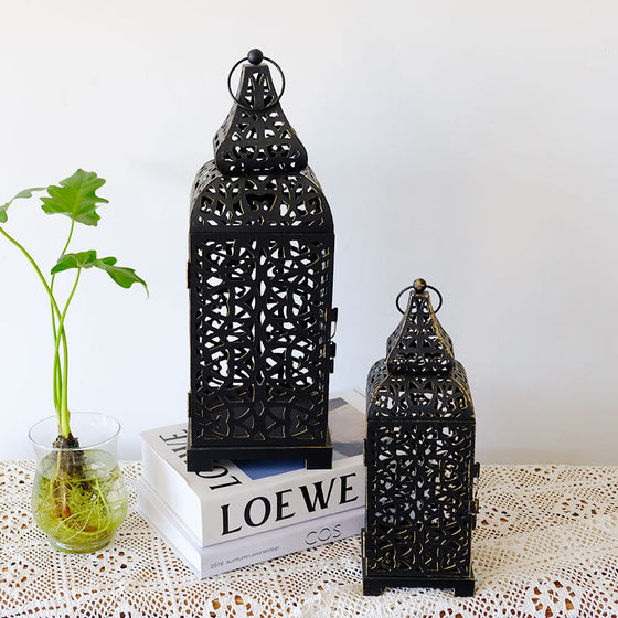 Moroccan Style Hollow Iron Candle Holder Vases, Clocks & Accents product image 2