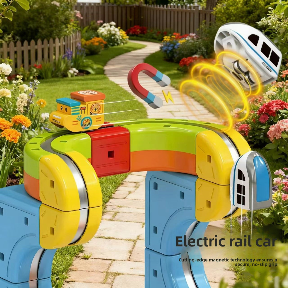 Magnetic Track Train