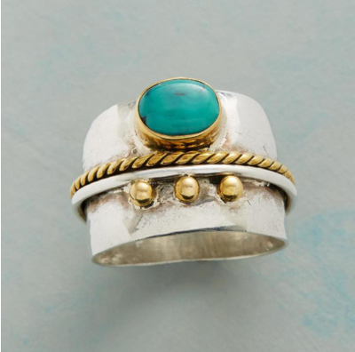 Opal Ring, Marquise Ring, S-Shaped Diamond Ring - Image 2