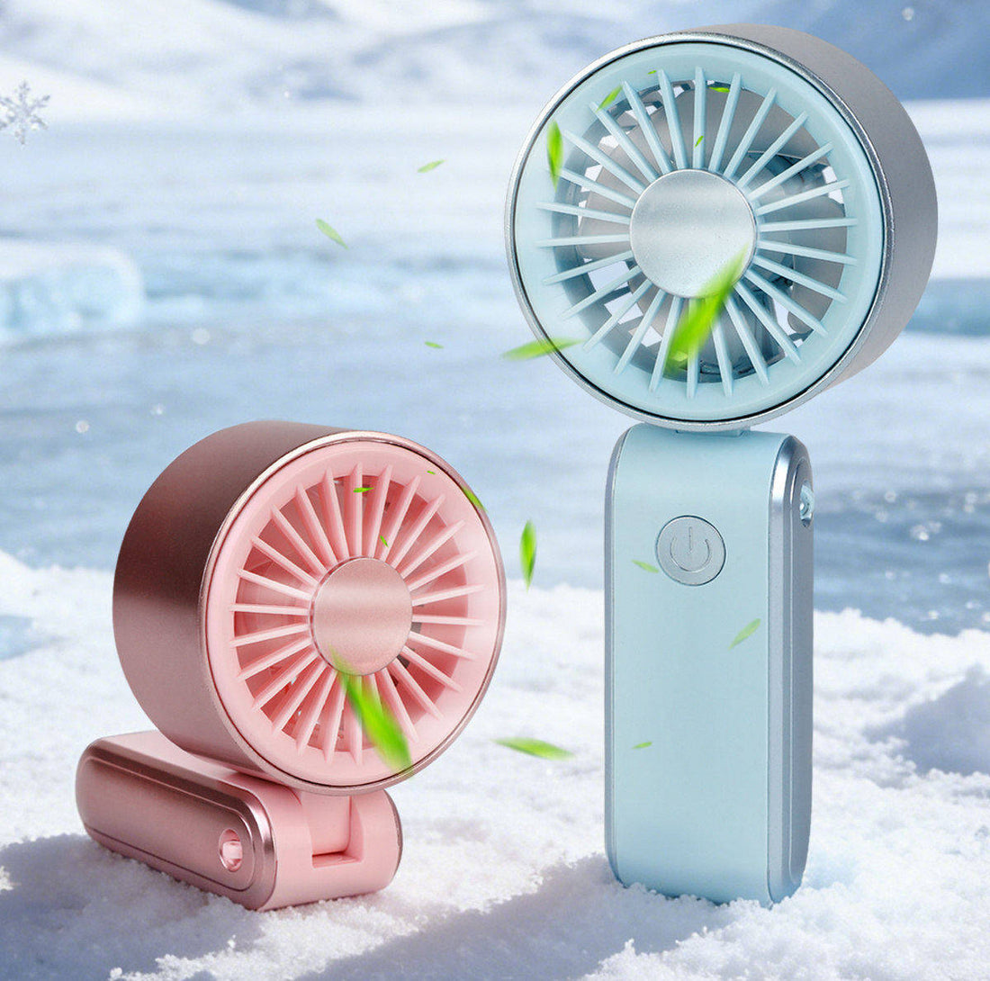 Foldable mini handheld fan with USB charging, photo 4