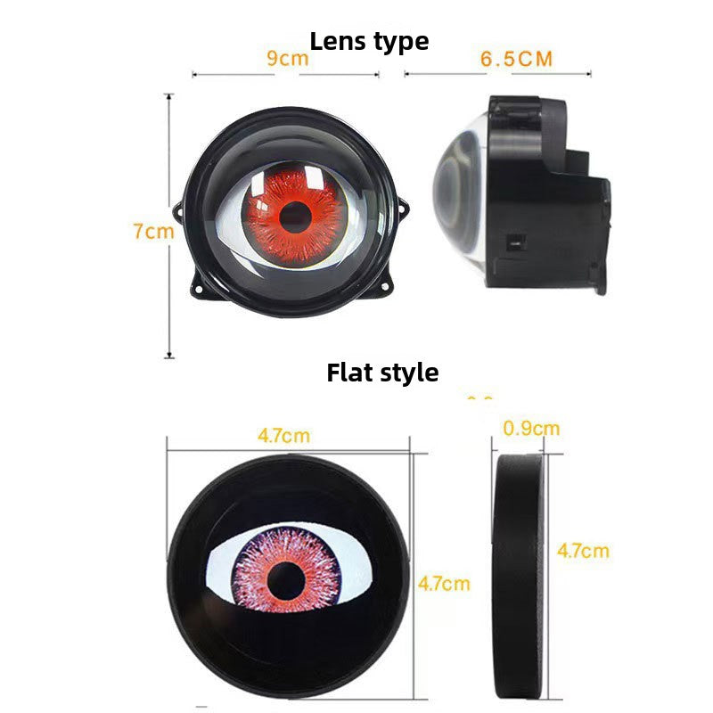 Devil Eye LED Headlights Multi Mode Universal Car Motorcycle Lights