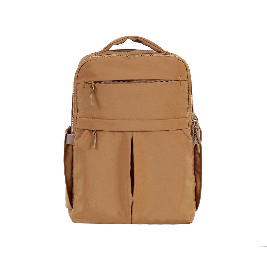 Lightweight Multi-Compartment Nylon Travel Backpack with Shockproof Laptop Sleeve