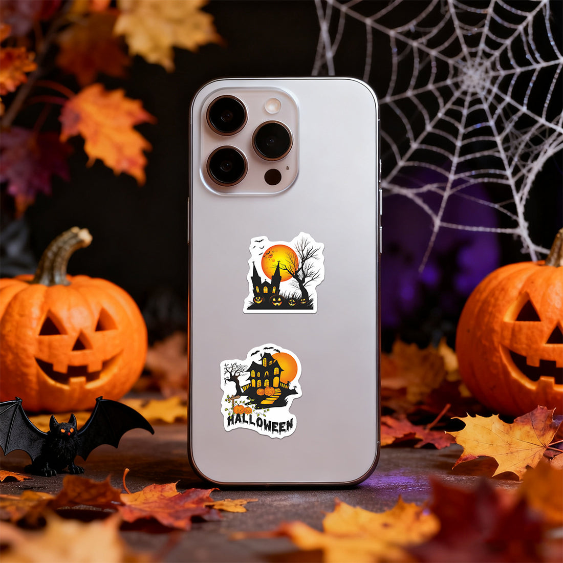100 pumpkin hand account diy stickers notebook Halloween decoration stickers