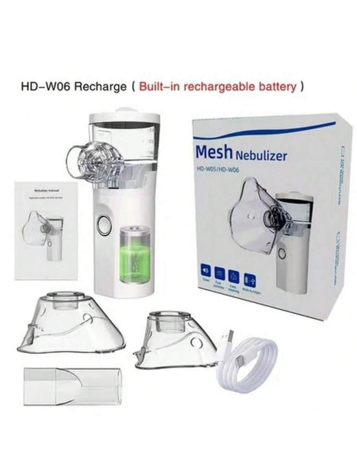 Portable facial hydration nebulizer in hand