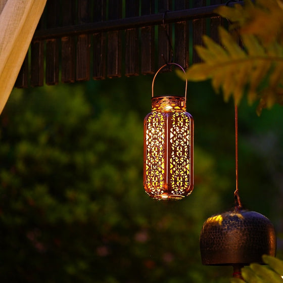 Solar Hexagonal Projection Lantern Garden & Outdoor product image 1