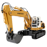 Childrens Alloy Excavator Toy with Light Music Spray Projection