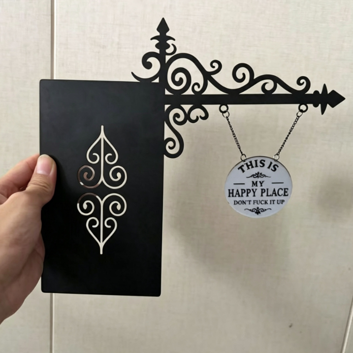 Ghost Bookshelf Lantern Iron Decorative Bookshelf Lamp