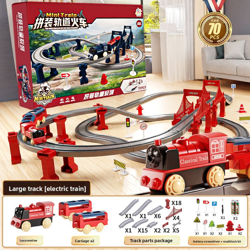 Electric Train Set with Track