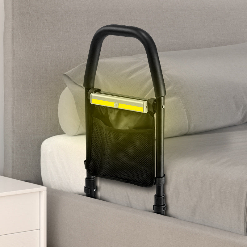Adjustable Bedside Safety Rail with No-Drill Installation