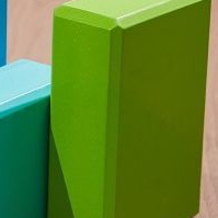 High-density yoga block