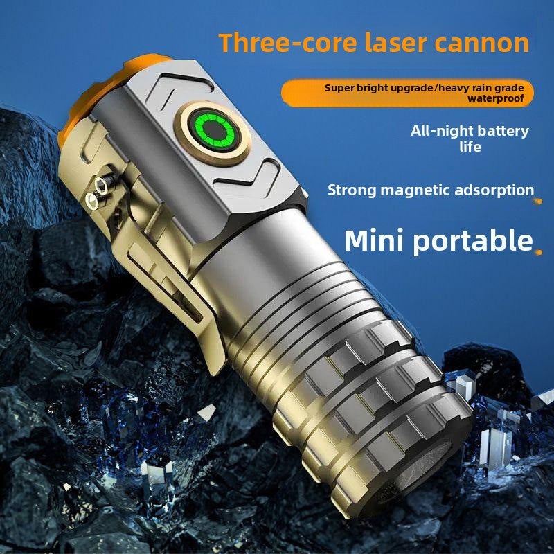 Rechargeable Mini LED Flashlight with Long Range