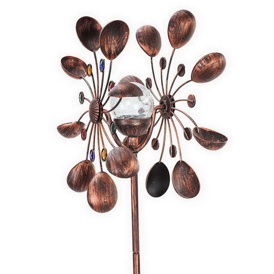 Solar Wind Spinner Stake Garden & Outdoor product image 5