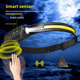 Rechargeable Sensor Headlight Type-C LED Light