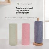 Reusable kitchen cleaning towel roll absorbent washable sheets