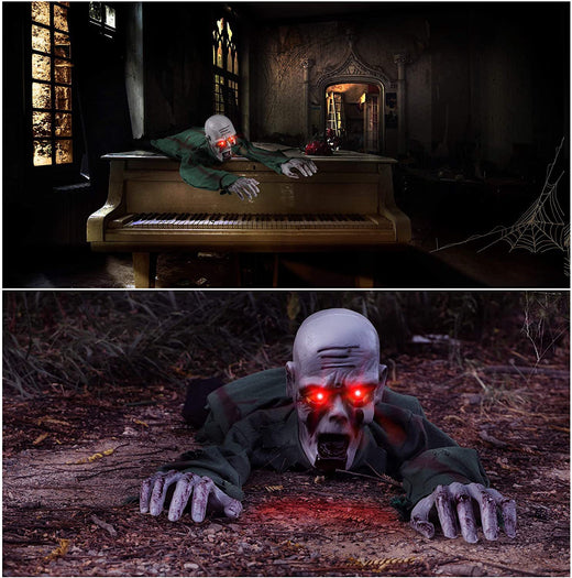 Voice Controlled Glowing Crawling Ghost Decoration product image 2
