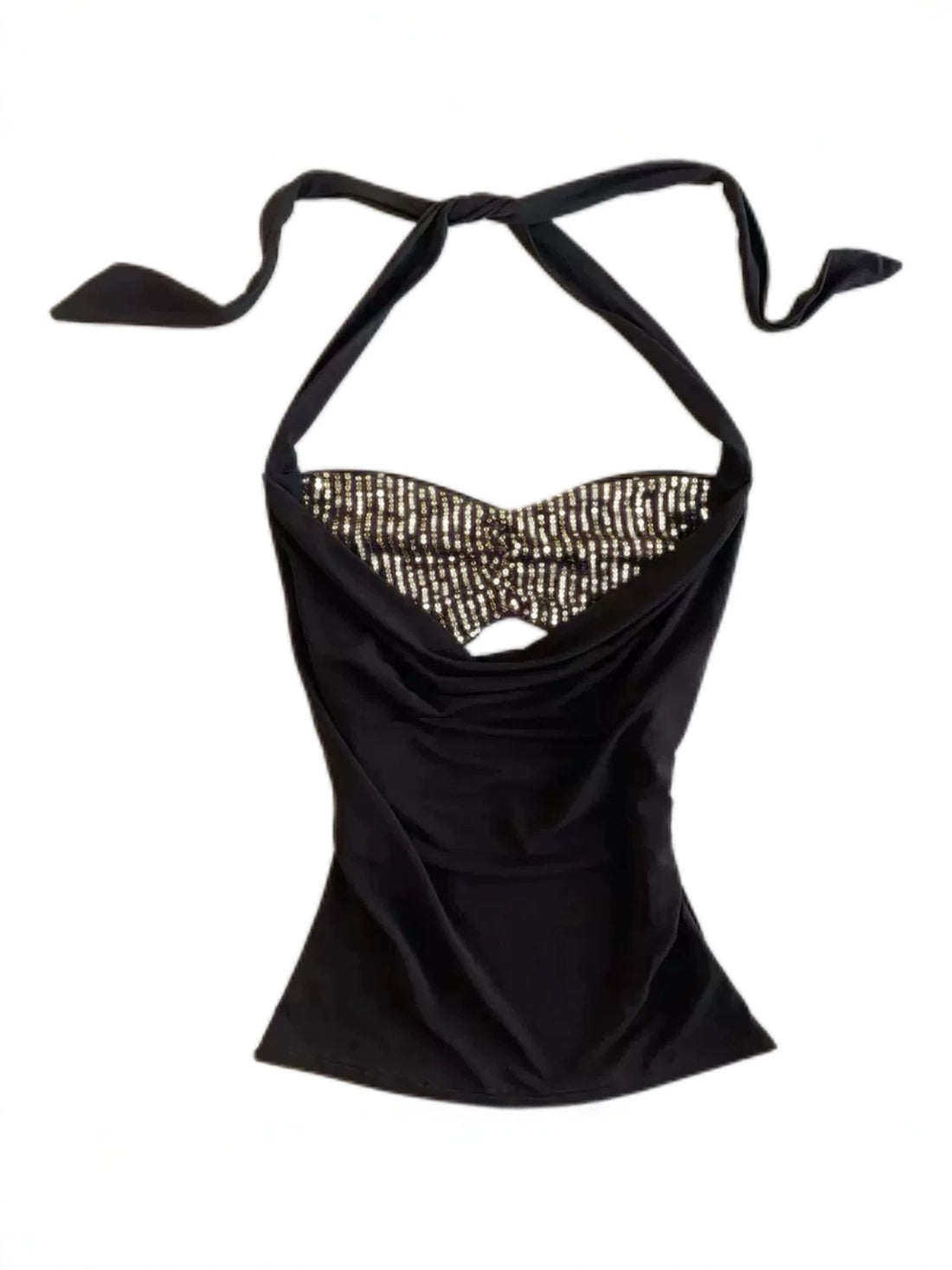 Women's Backless Halter Neck Top