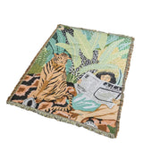 Cartoon Knitted Decorative Blanket