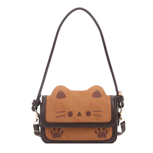 Cute Toast Cat Crossbody Bag