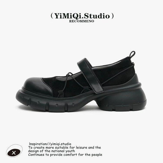 Velcro thick-soled Mary Jane women's shoes Formal Shoes product image 2