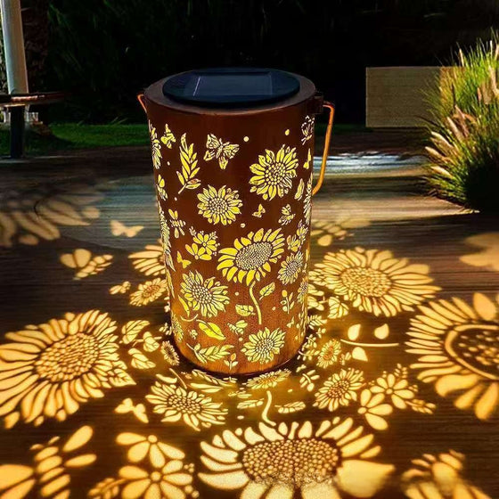 Solar-Powered Colorful Sunflower Lamp Garden & Outdoor product image 4
