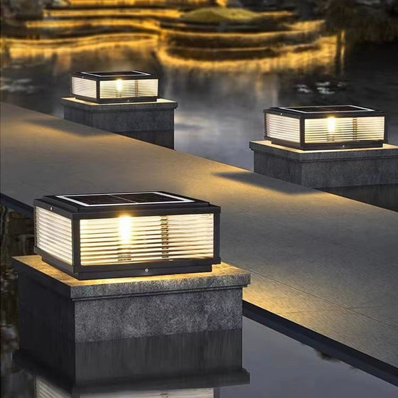 Solar-powered outdoor waterproof post light Garden & Outdoor product image 1