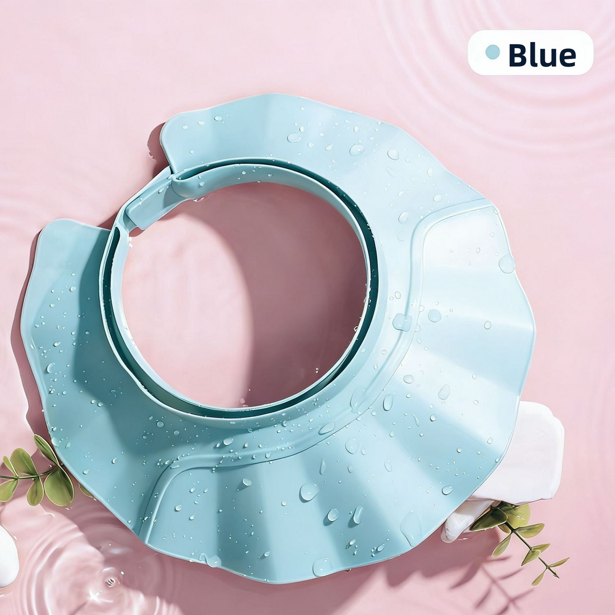 Baby Bathing  Eye and Ear Protection, Anti-Water Entry Shower Cap
