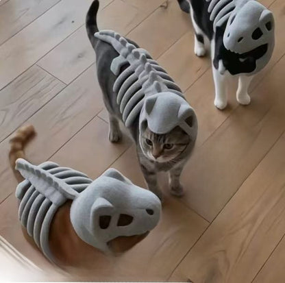 Dinosaur Skeleton Pet Headgear