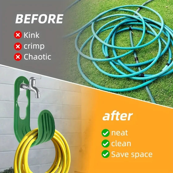 Garden hose hanger for faucet or wall mount, photo 4 of 12