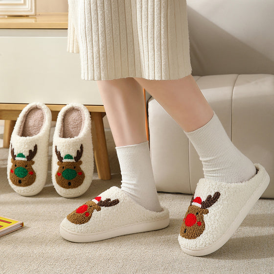Cartoon Plush Home Slippers