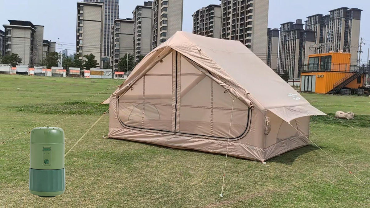 Inflatable tent