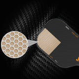 Shock-absorbing pickleball paddle