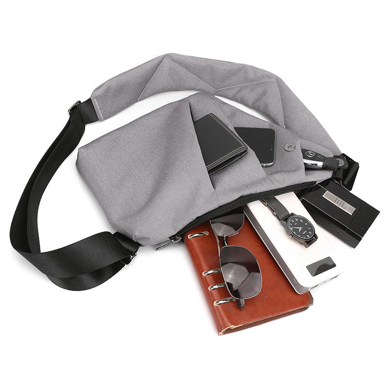 Unisex Waterproof Anti-Theft Chest Bag Lightweight Crossbody Sling Backpack for Men Women Outdoor Sports Travel
