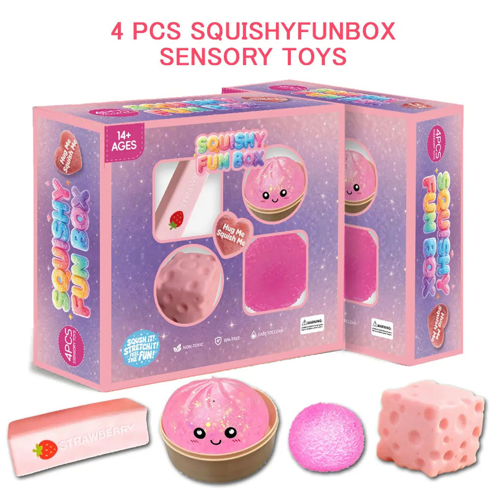 8-Piece Boxed Maltose Stress-Relief Toy Set