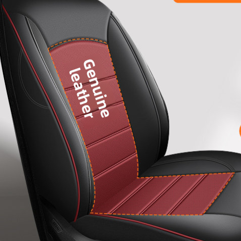 Car seat cover - genuine leather for the driver's seat