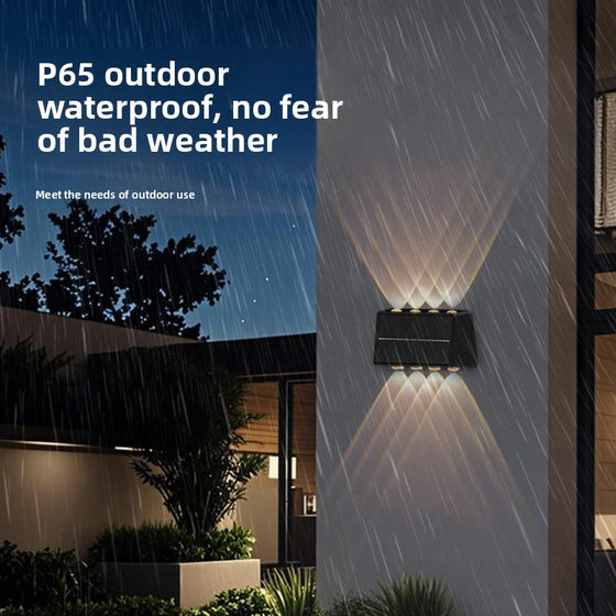 Solar-powered outdoor wall washer light Garden & Outdoor product image 4