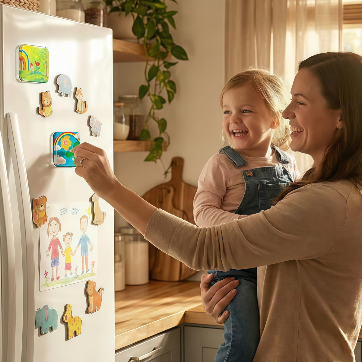 Transparent Acrylic Refrigerator Magnets