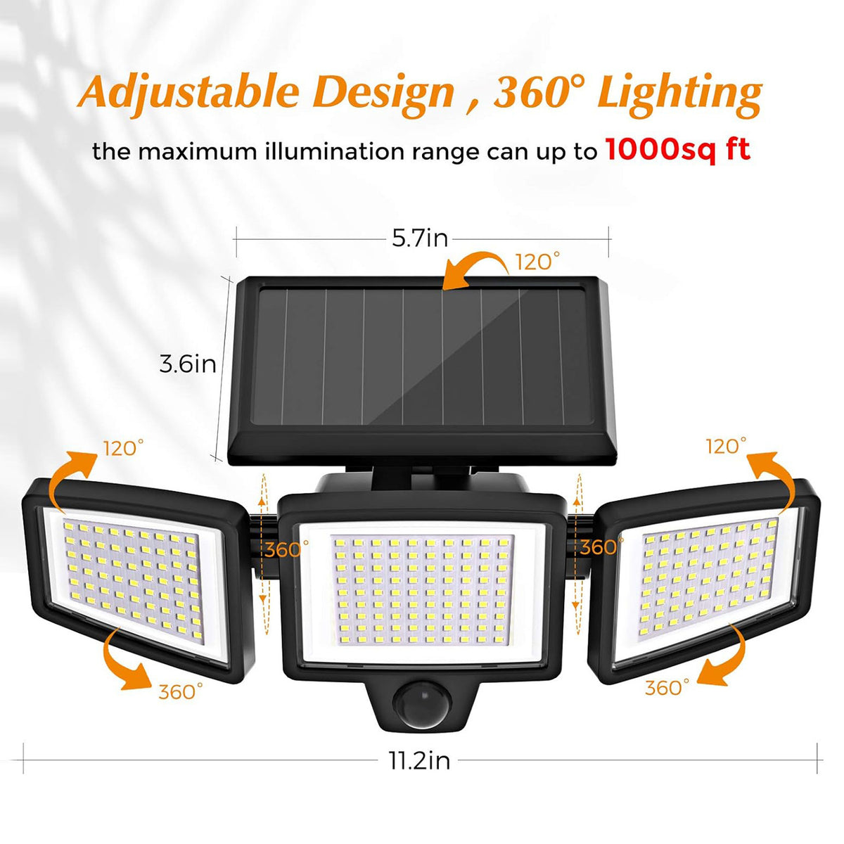 Solar Motion Sensor Wall Light