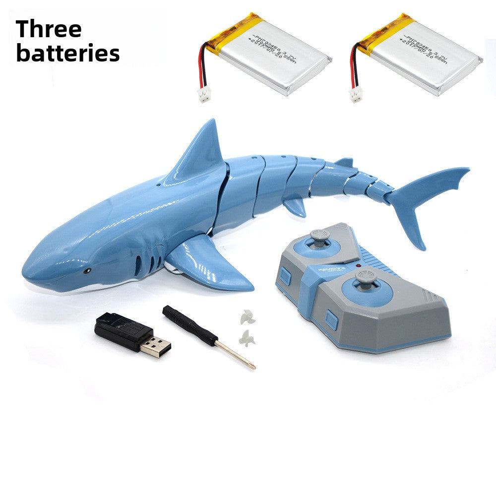 Remote Control Bionic Shark Toy with Spray Function