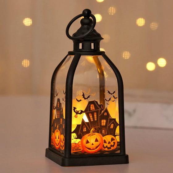 Portable Halloween Electronic Candle Lamp