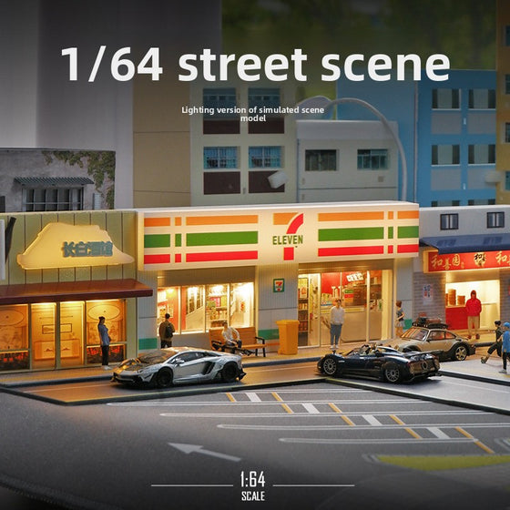 Simulation 1:64 Miniature Building Scene Model with Lights product image 1