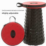 Portable Adjustable Telescopic Folding Stool