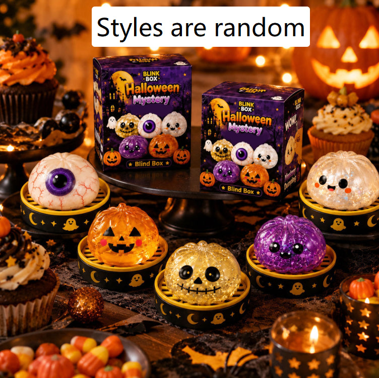 Halloween Squishy Toy Cute Horror Dumpling Gift Box Set