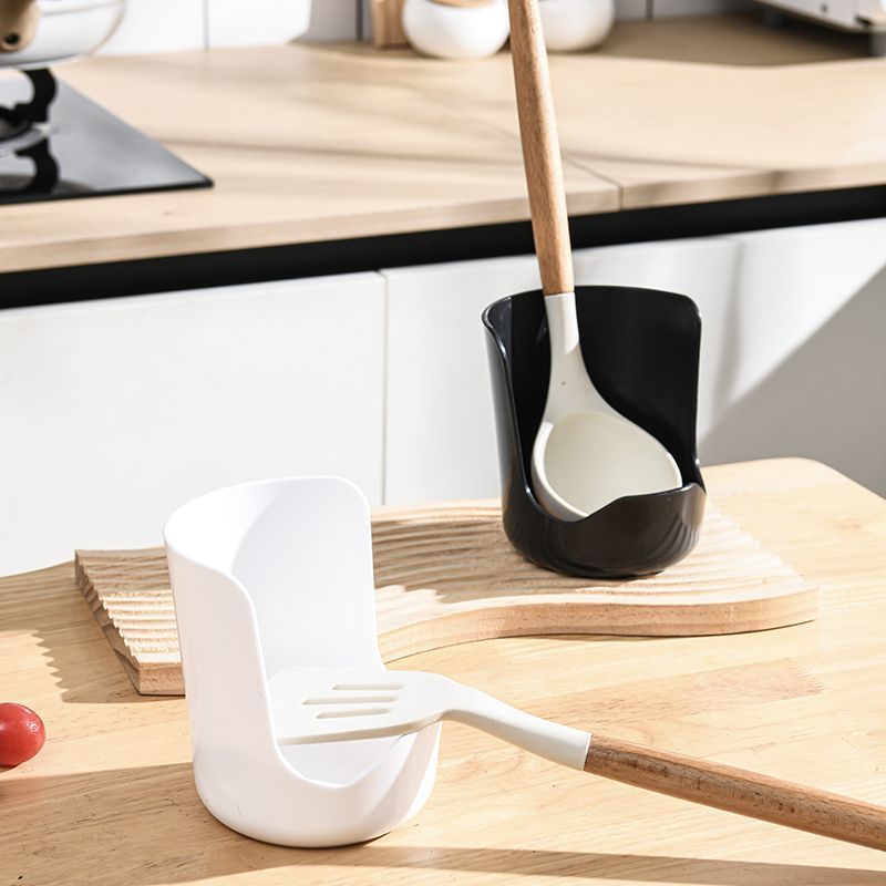 Kitchen Countertop Water-Draining Pot Lid Rack