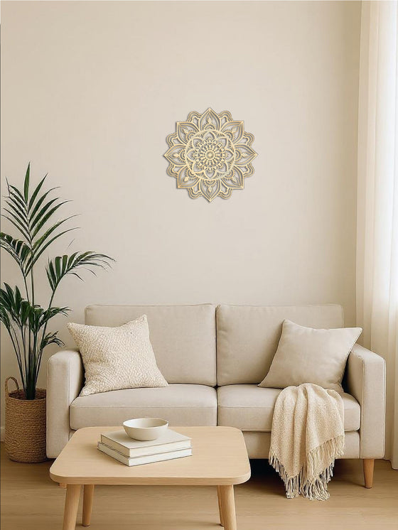 Moroccan mandala wall art full view