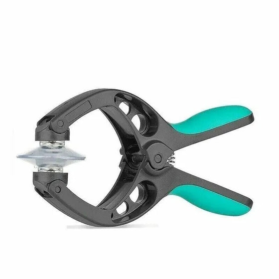 Screen suction pliers with green handle