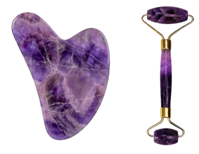 Amethyst Roller & Gua Sha Set - Image 1