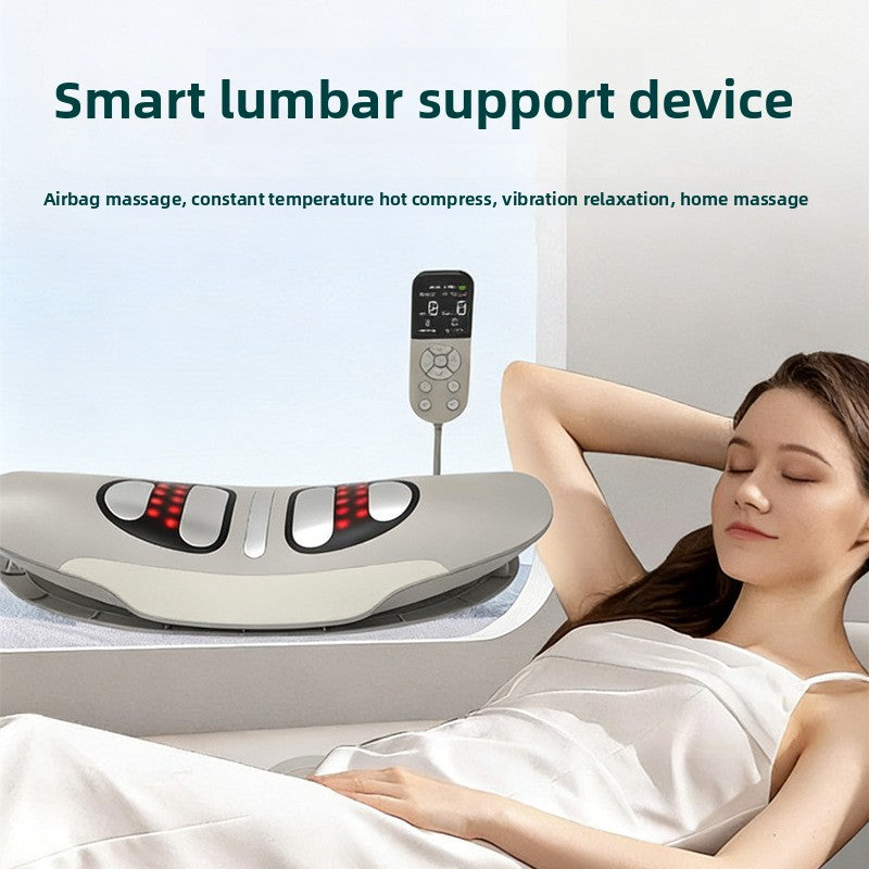 Lumbar Massager with Vibration Heat Therapy